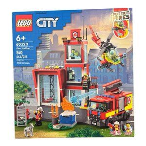 LEGO City 60320 Fire Station Building Set New & Factory Sealed RETIRED